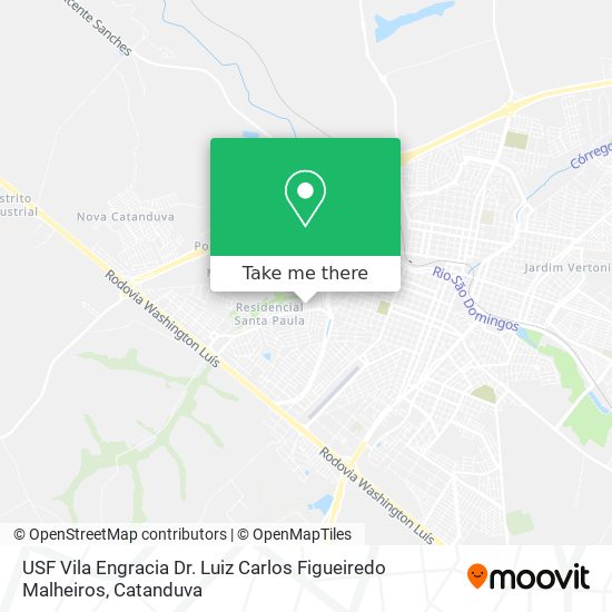 USF Vila Engracia Dr. Luiz Carlos Figueiredo Malheiros map