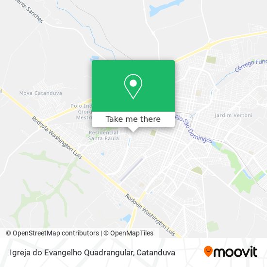 Igreja do Evangelho Quadrangular map