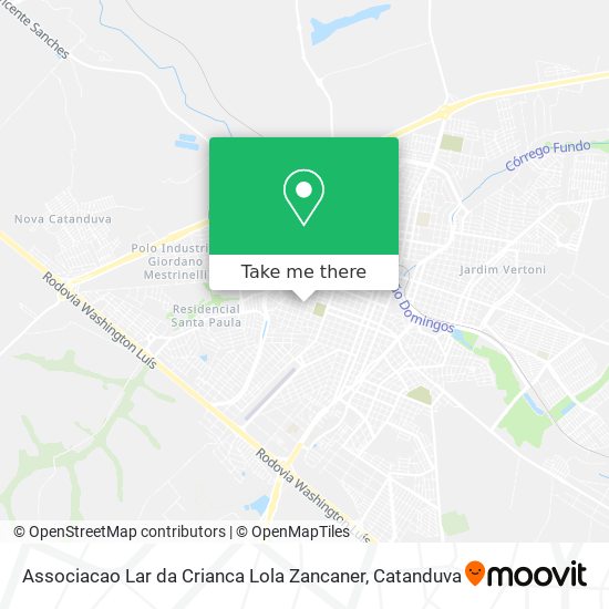 Associacao Lar da Crianca Lola Zancaner map