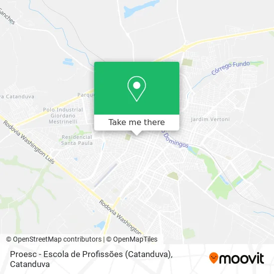 Proesc - Escola de Profissões (Catanduva) map