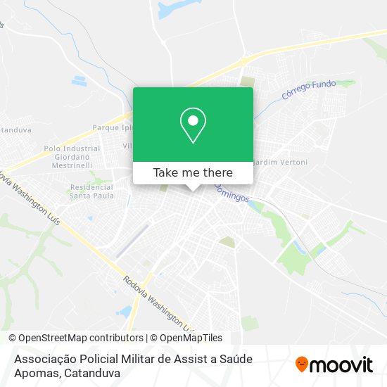 Associação Policial Militar de Assist a Saúde Apomas map