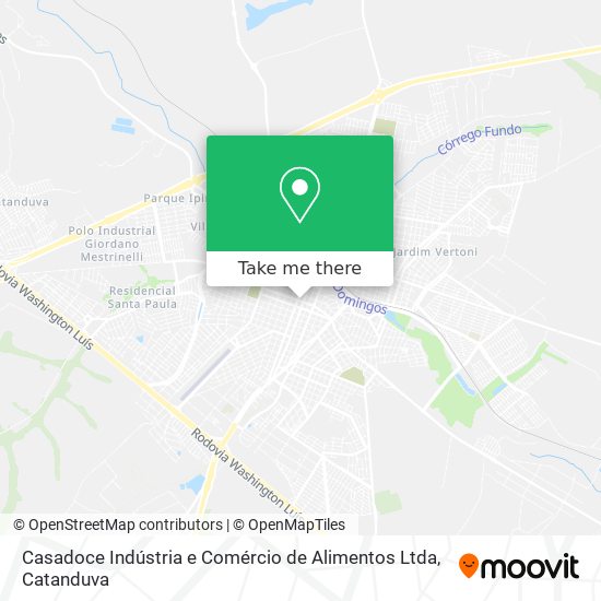 Casadoce Indústria e Comércio de Alimentos Ltda map