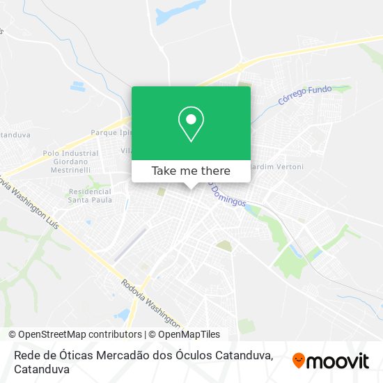 Rede de Óticas Mercadão dos Óculos Catanduva map