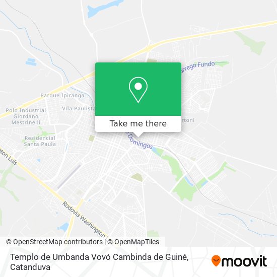 Templo de Umbanda Vovó Cambinda de Guiné map