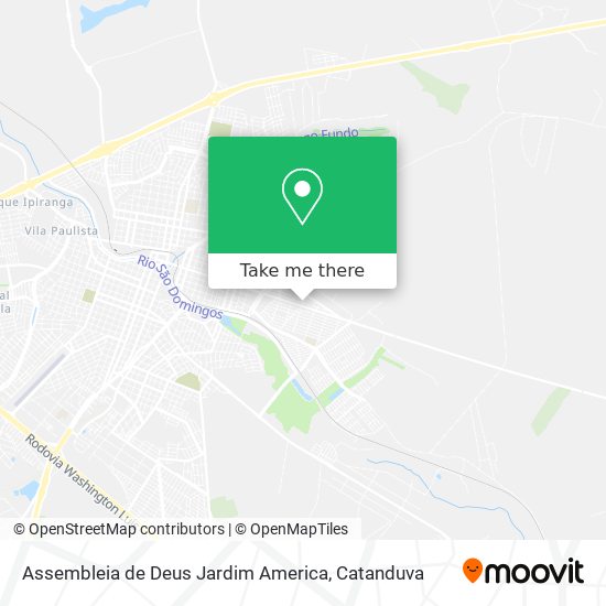 Assembleia de Deus Jardim America map