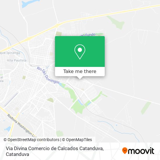 Via Divina Comercio de Calcados Catanduva map