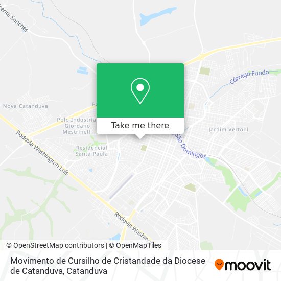 Movimento de Cursilho de Cristandade da Diocese de Catanduva map