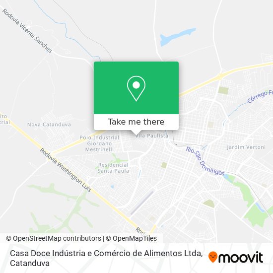 Casa Doce Indústria e Comércio de Alimentos Ltda map