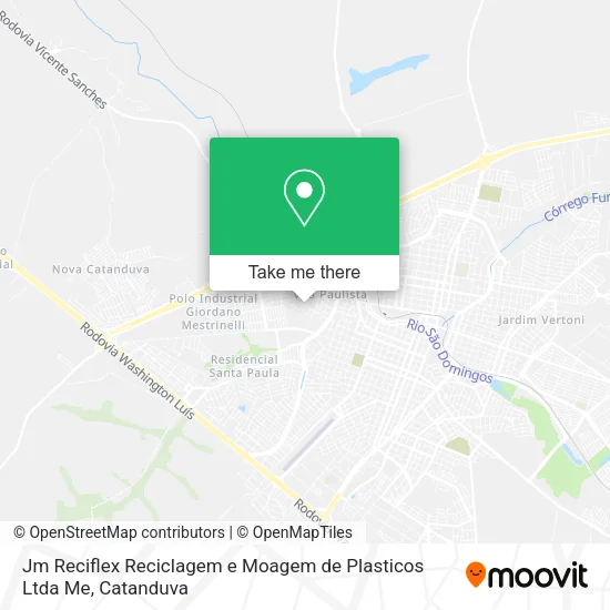 Jm Reciflex Reciclagem e Moagem de Plasticos Ltda Me map