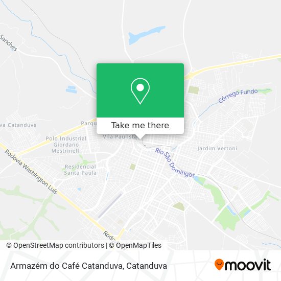 Armazém do Café Catanduva map
