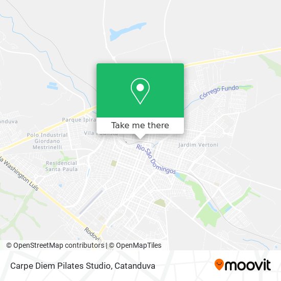 Mapa Carpe Diem Pilates Studio