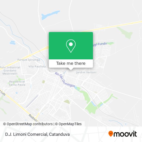 D.J. Limoni Comercial map