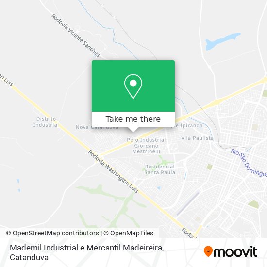 Mademil Industrial e Mercantil Madeireira map