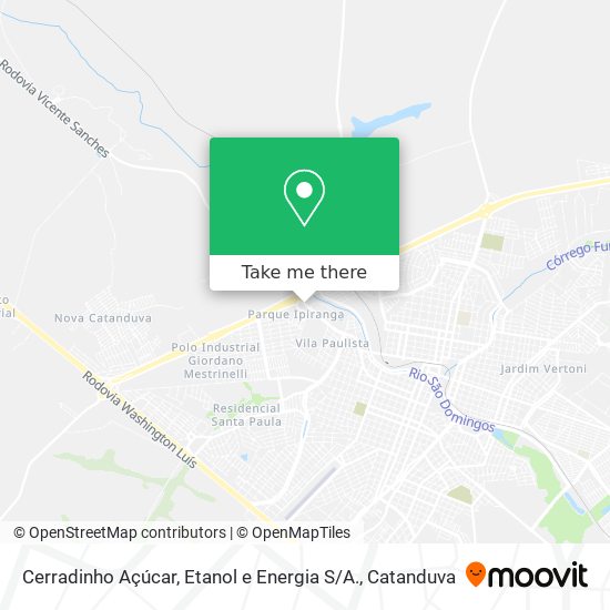 Cerradinho Açúcar, Etanol e Energia S / A. map