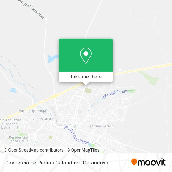 Comercio de Pedras Catanduva map