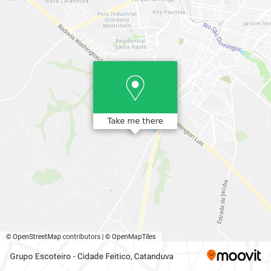 Grupo Escoteiro - Cidade Feitico map