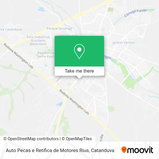 Auto Pecas e Retifica de Motores Rius map