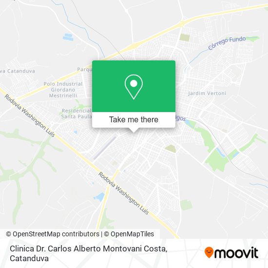 Clinica Dr. Carlos Alberto Montovani Costa map