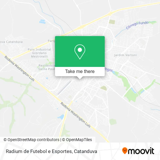Radium de Futebol e Esportes map