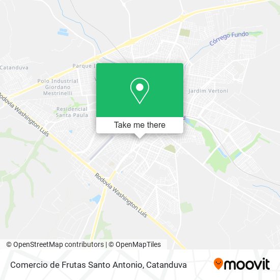 Comercio de Frutas Santo Antonio map