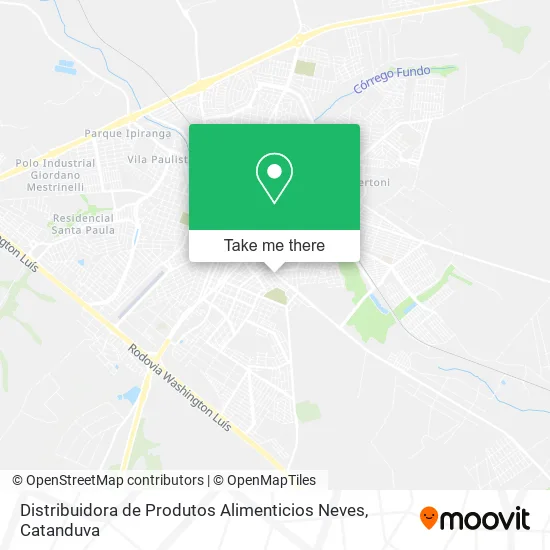 Distribuidora de Produtos Alimenticios Neves map