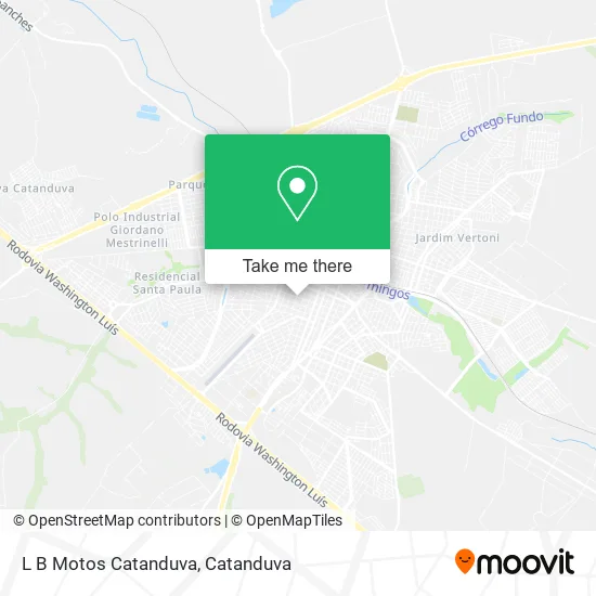 L B Motos Catanduva map