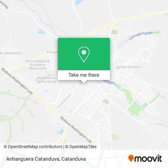 Anhanguera Catanduva map