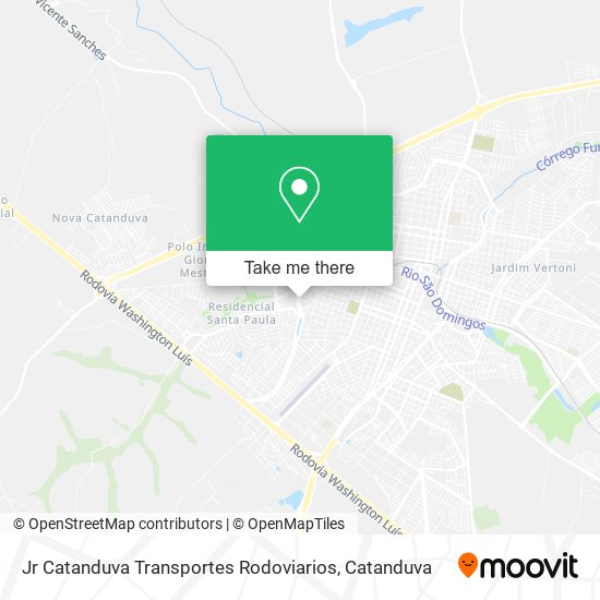 Jr Catanduva Transportes Rodoviarios map