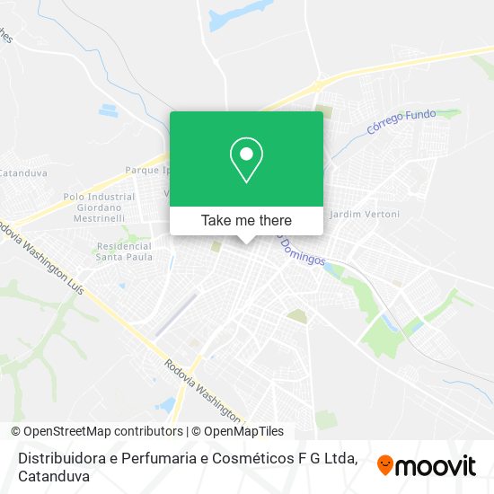 Distribuidora e Perfumaria e Cosméticos F G Ltda map