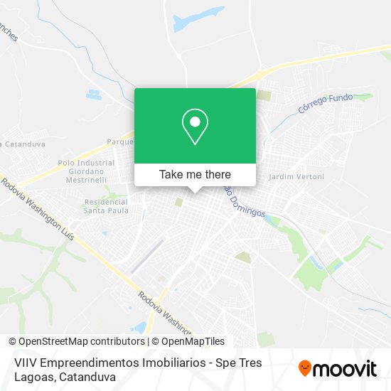 VIIV Empreendimentos Imobiliarios - Spe Tres Lagoas map