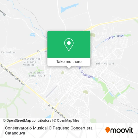 Conservatorio Musical O Pequeno Concertista map