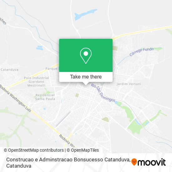 Construcao e Adminstracao Bonsucesso Catanduva map
