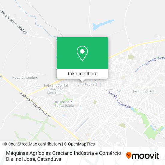 Máquinas Agrícolas Graciano Indústria e Comércio Dis Indl José map