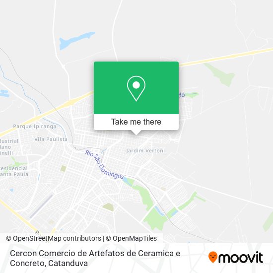 Cercon Comercio de Artefatos de Ceramica e Concreto map
