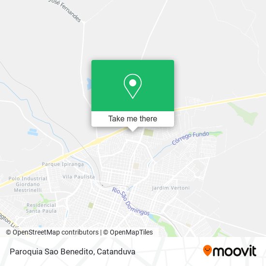 Mapa Paroquia Sao Benedito