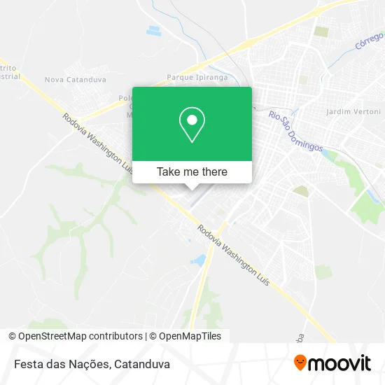 Festa das Nações map