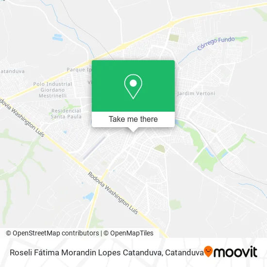 Roseli Fátima Morandin Lopes Catanduva map