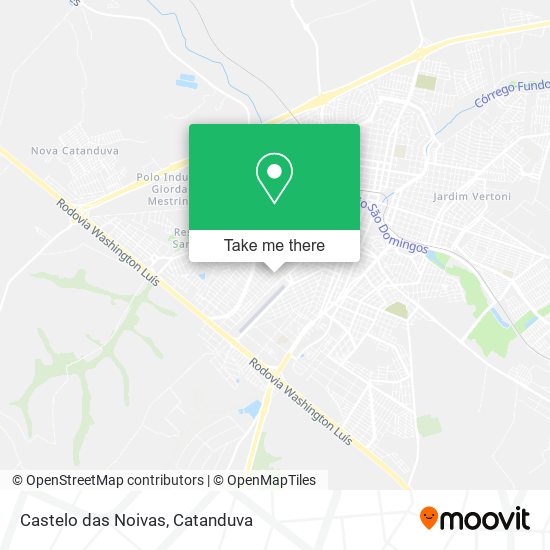 Mapa Castelo das Noivas