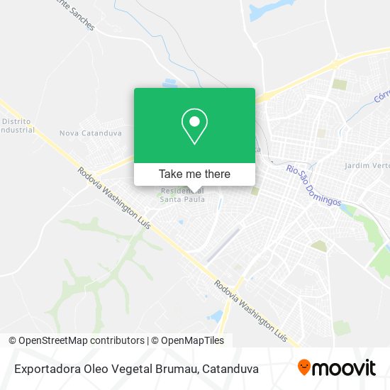 Exportadora Oleo Vegetal Brumau map