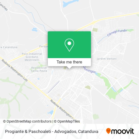 Progiante & Paschoaleti - Advogados map