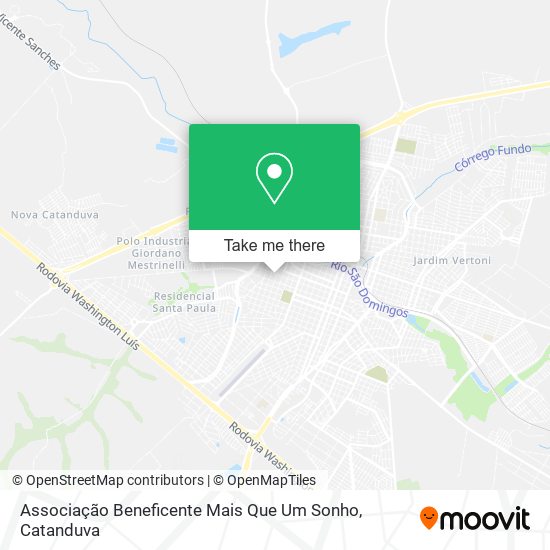 Associação Beneficente Mais Que Um Sonho map