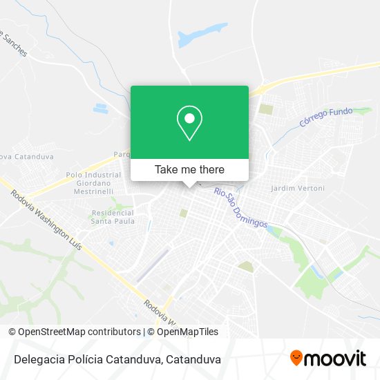 Delegacia Polícia Catanduva map