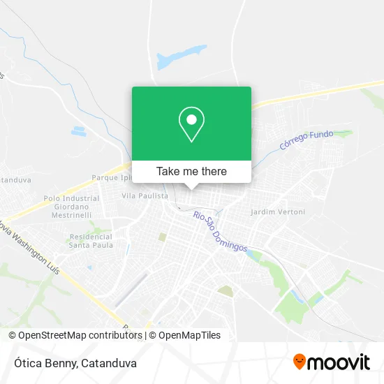 Ótica Benny map