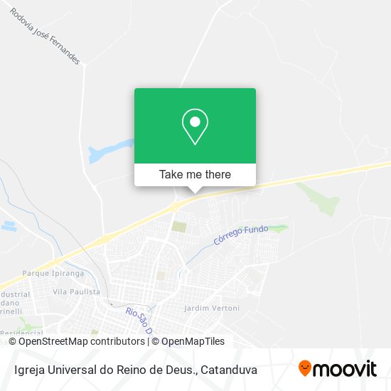 Igreja Universal do Reino de Deus. map