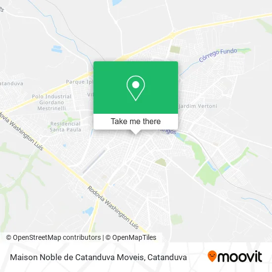 Maison Noble de Catanduva Moveis map