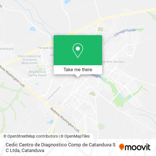 Cedic Centro de Diagnostico Comp de Catanduva S C Ltda map