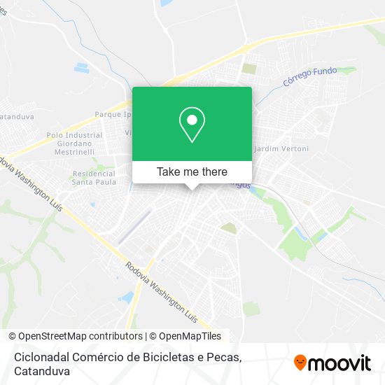 Ciclonadal Comércio de Bicicletas e Pecas map