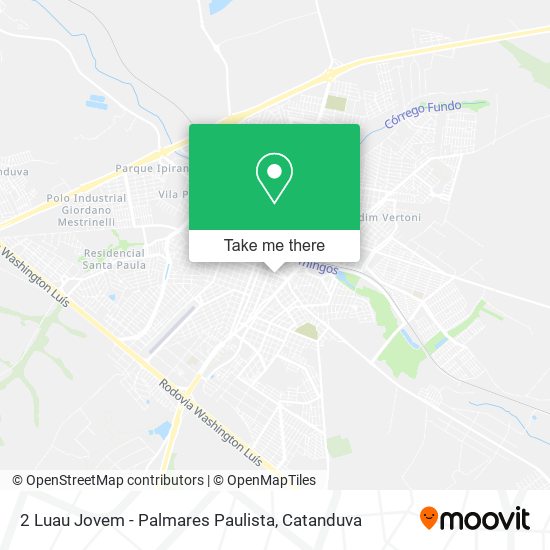 2 Luau Jovem - Palmares Paulista map