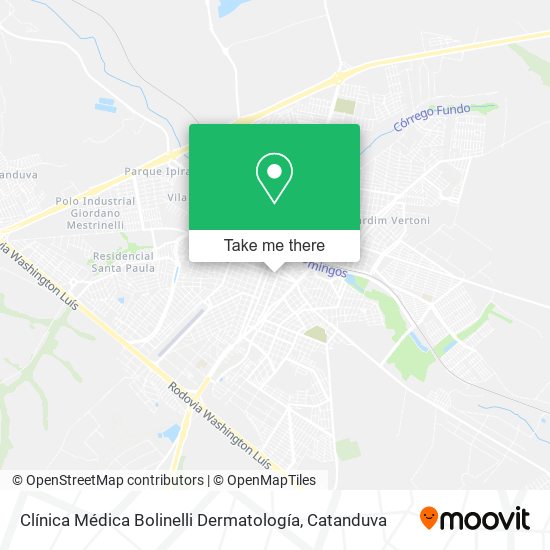 Mapa Clínica Médica Bolinelli Dermatología