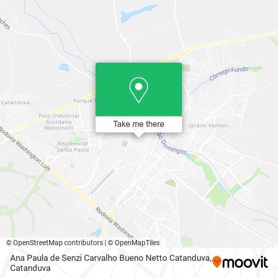 Mapa Ana Paula de Senzi Carvalho Bueno Netto Catanduva